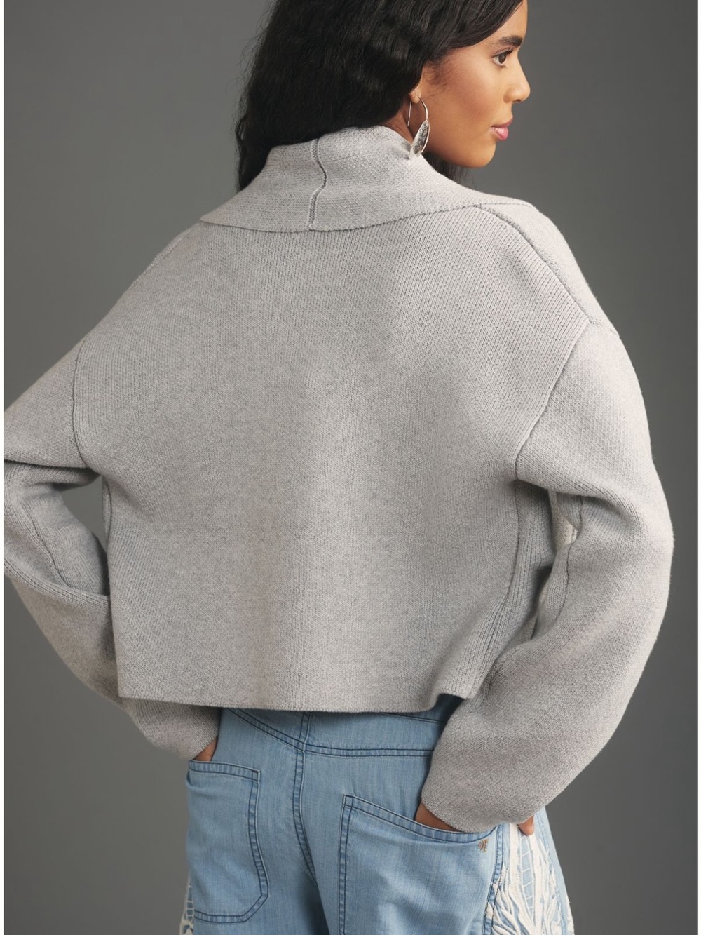 Anthropologie Mariel Crop Cardigan Sweater - Picture 2 of 10